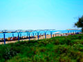 Пляж детского лагеря «Лучистый» (Евпатория, Крым)